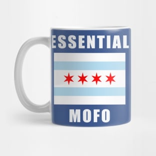 Essential Mofo Worker Chicago Flag Covid 19 Coronavirus Mug